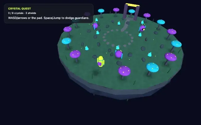 Crystal Quest gameplay