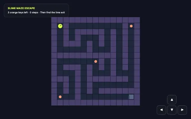 Slime Maze Escape gameplay