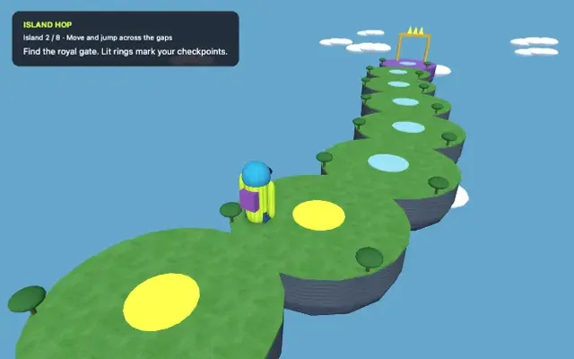 Island Hop gameplay
